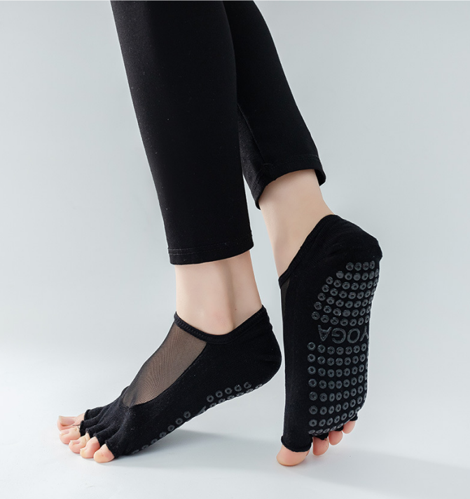 Ballet Anti-Slip Grip Socks ( Sheer Mesh )