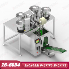 Counting Packing Machine with Four Bowls