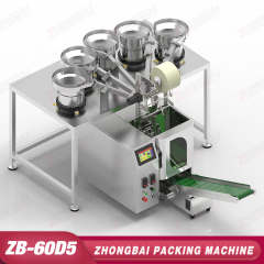 Counting Packing Machine with Five Bowls
