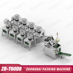 Counting Packing Machine with Eight Bowls Lifting Bucket Conveyor