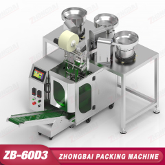 Counting Packing Machine with Three Bowls