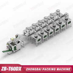 Counting Packing Machine with X Bowls Lifting Bucket Conveyor