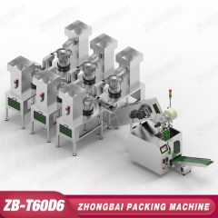 Counting Packing Machine with Six Bowls Lifting Bucket Conveyor