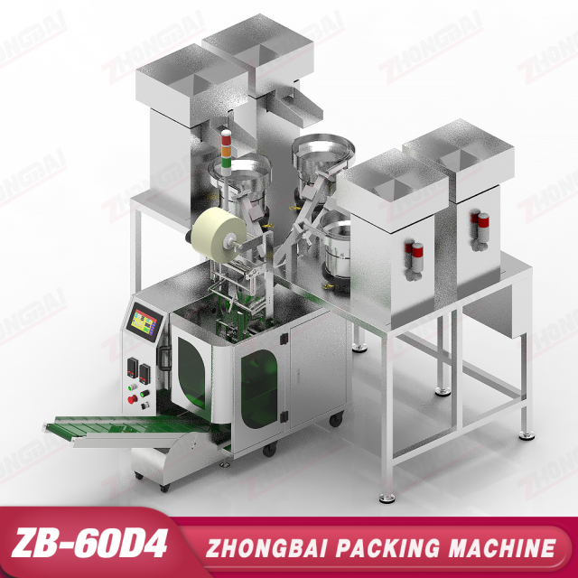 Counting Packing Machine with Four Bowls