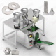 Hardware Fastener Kitting Packing Machine with 4 Bowl Feeders