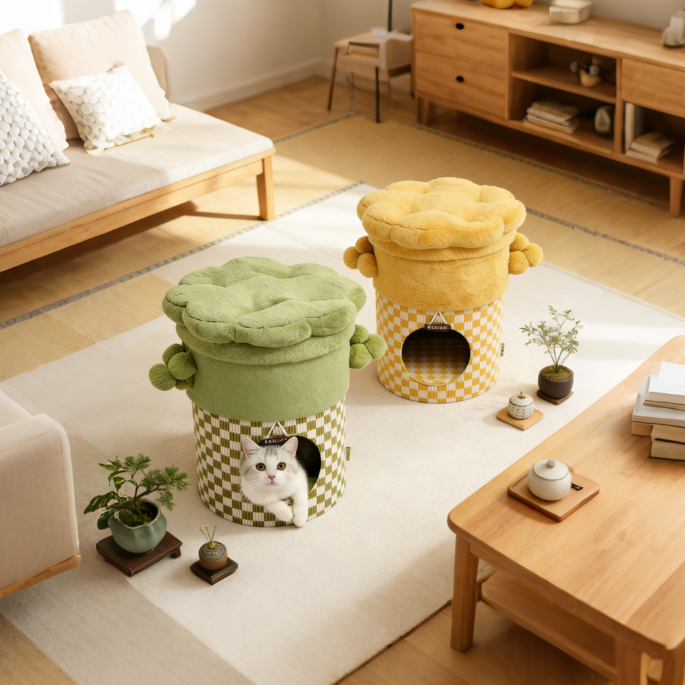 【冬限定】密閉式保温猫ツリーハウス｜多層立体構造