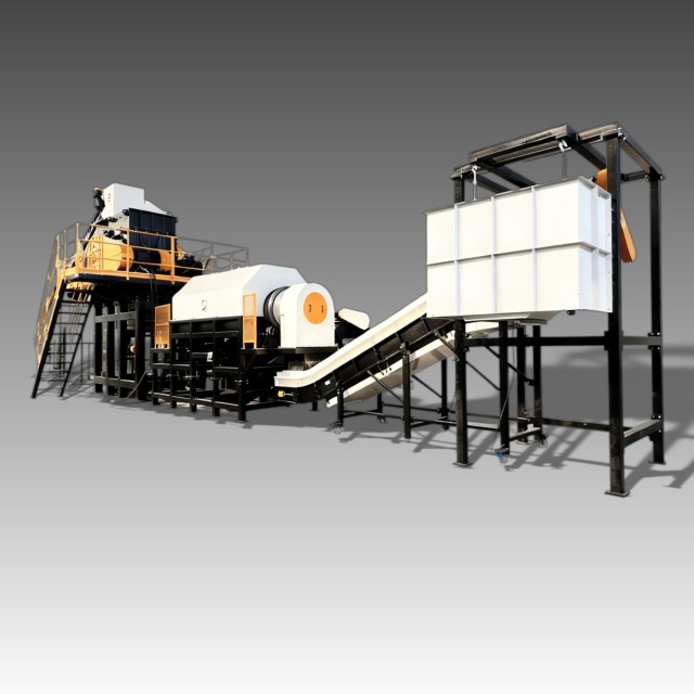 Ölfilter-Zerkleinerungs-, Wasch- und Recyclingsystem