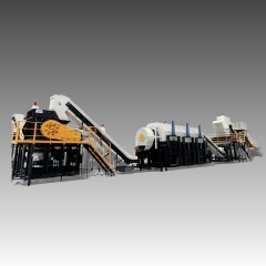 Ölfilter-Zerkleinerungs-, Wasch- und Recyclingsystem