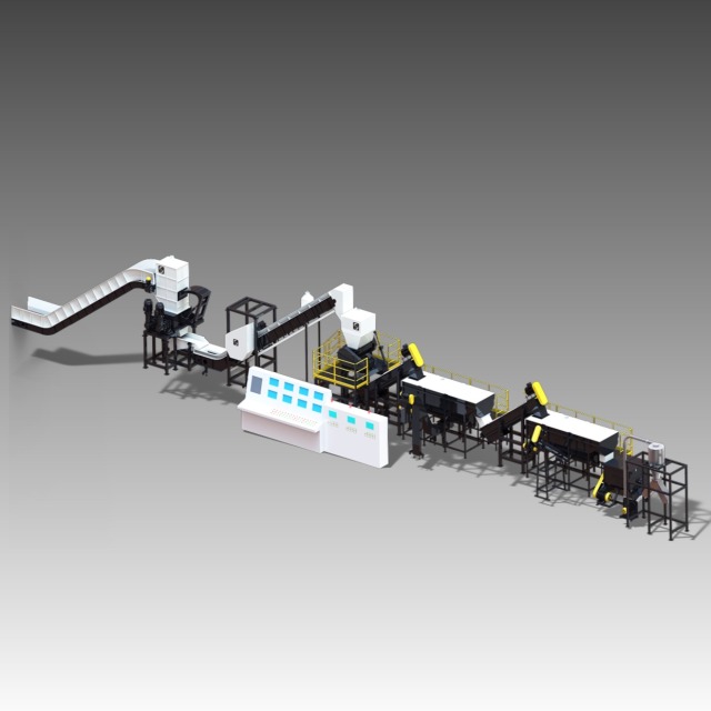 Ölfilter-Zerkleinerungs-, Wasch- und Recyclingsystem