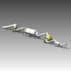 Ölfilter-Zerkleinerungs-, Wasch- und Recyclingsystem