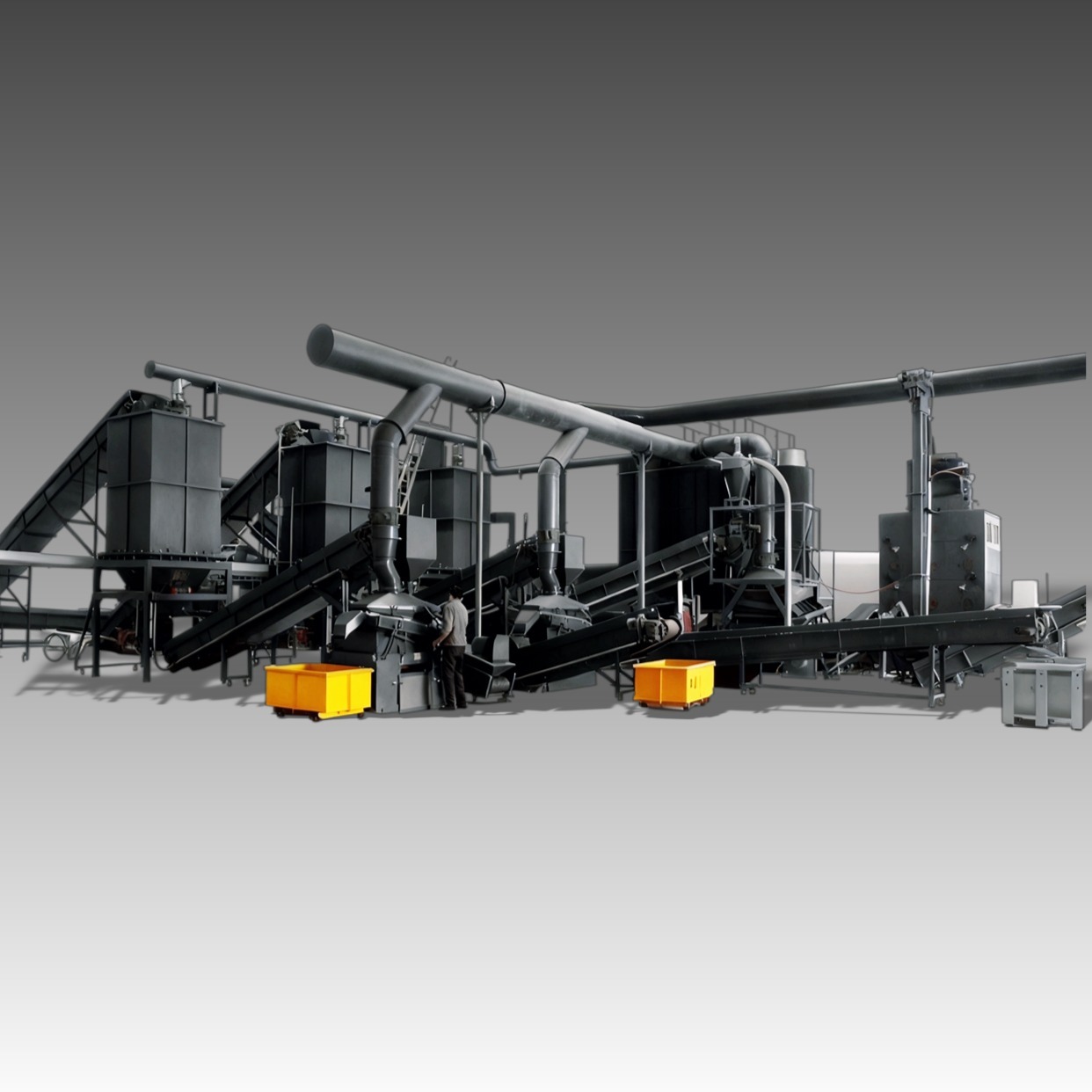 Máquina de reciclagem de fios de cobre