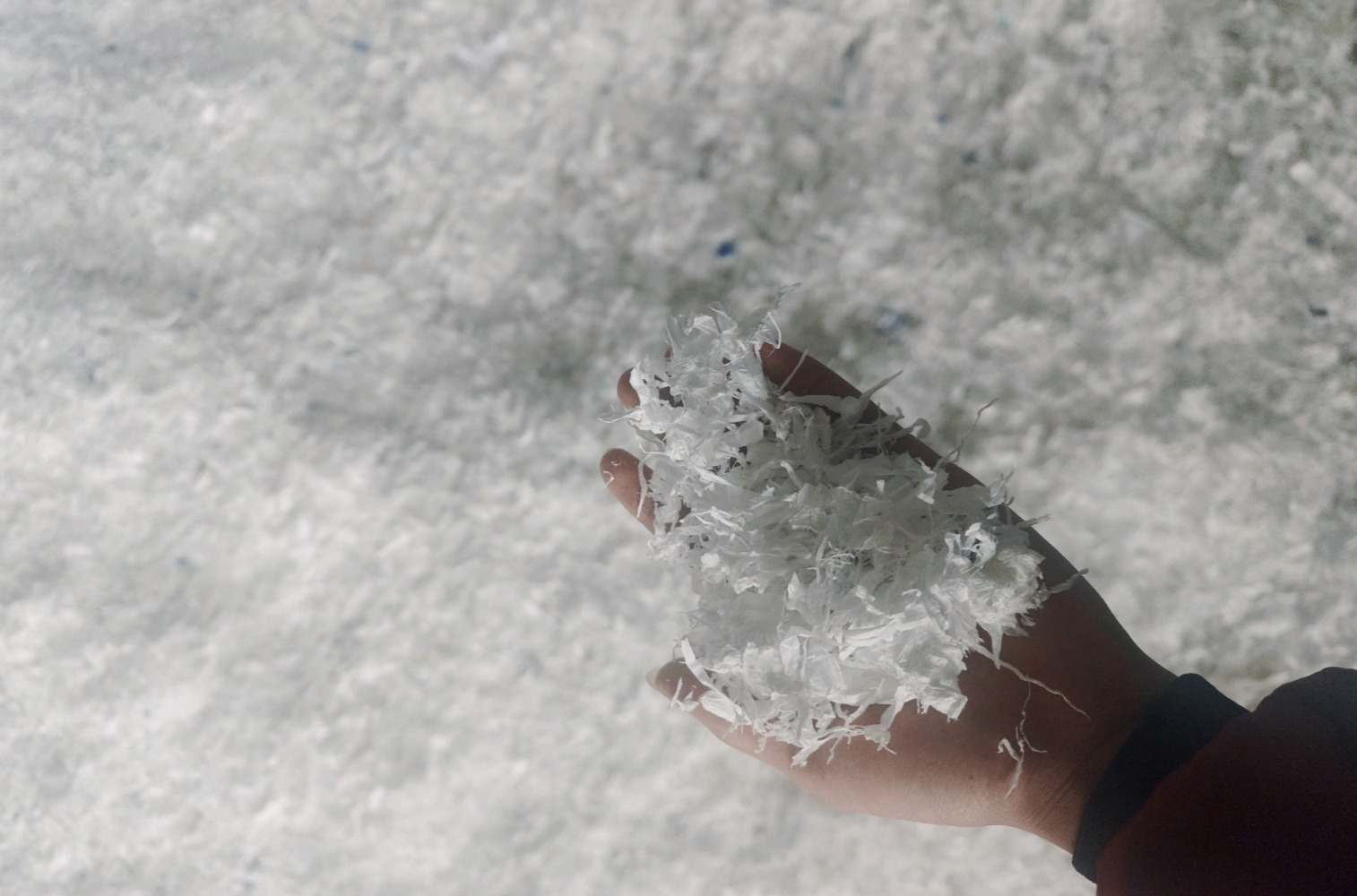 Fábrica de reciclagem de filmes plásticos