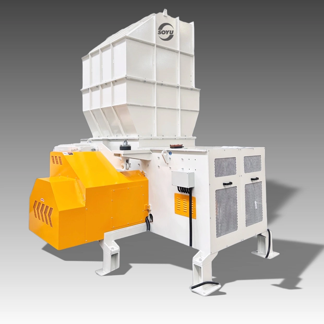 Single Shaft Shredder SR900 Series screen unit and adjustable mesh