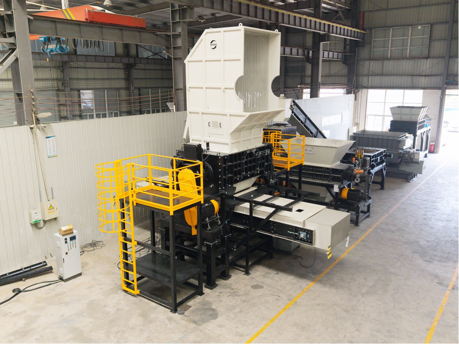 SOYU FS series four shaft shredder for paper 2
