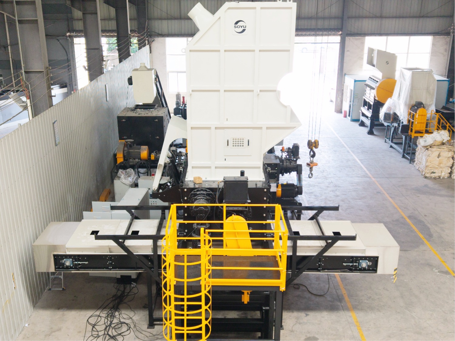 SOYU FS series four shaft shredder for paper