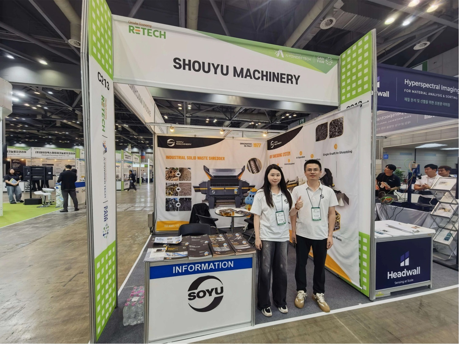 SOYU Shredder booth C213 at RETECH 2026 South Korea