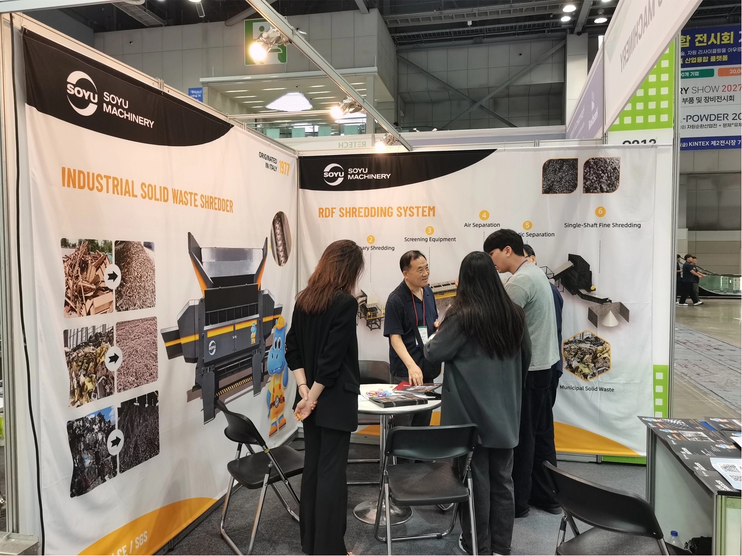 SOYU Shredder booth C213 at RETECH 2026 South Korea (2)