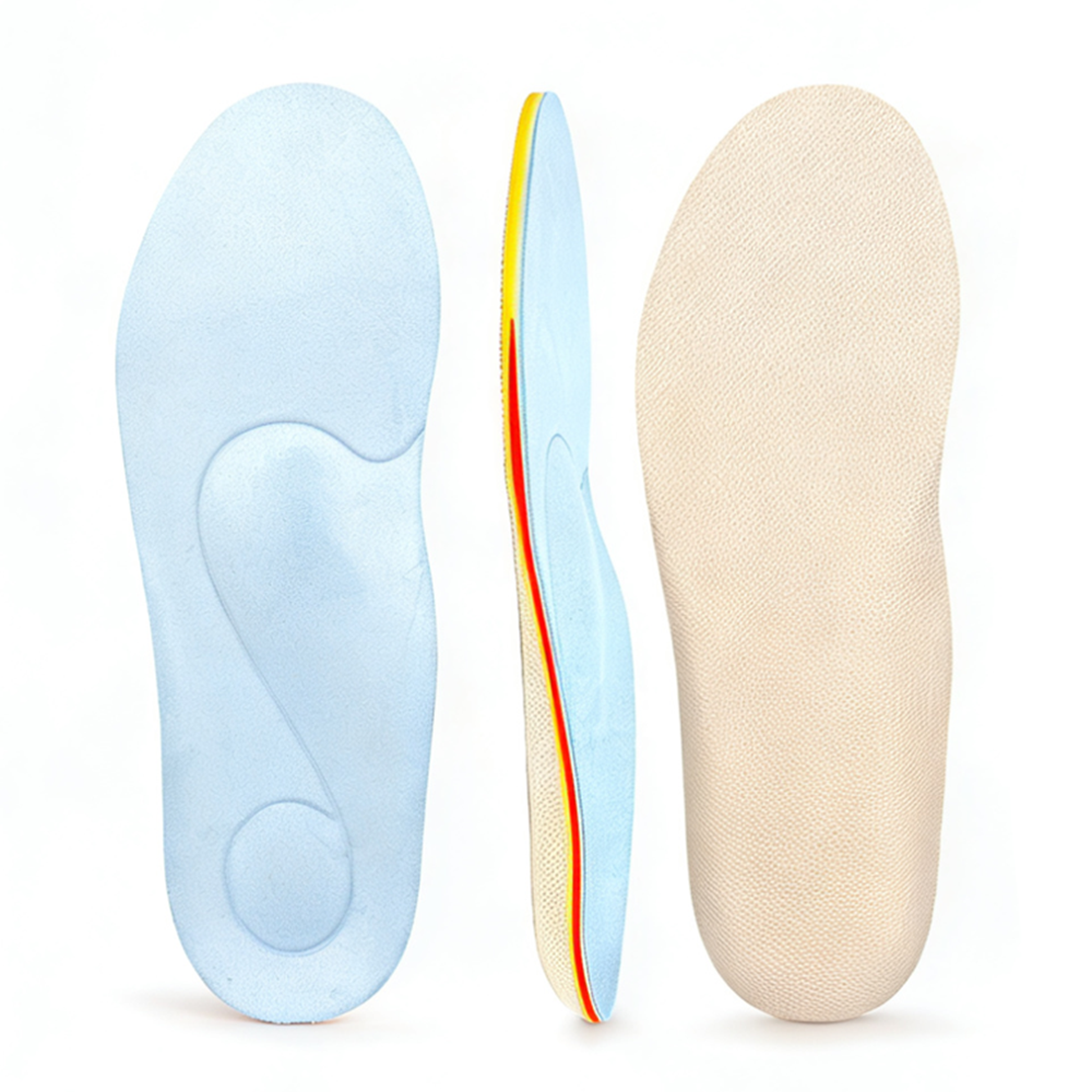 Diabetic Foot Care Orthopedic Insoles – Soft, Elastic, Extra Thick for Plantar Fasciitis Pain Relief and Heel/Arch Pain Relief
