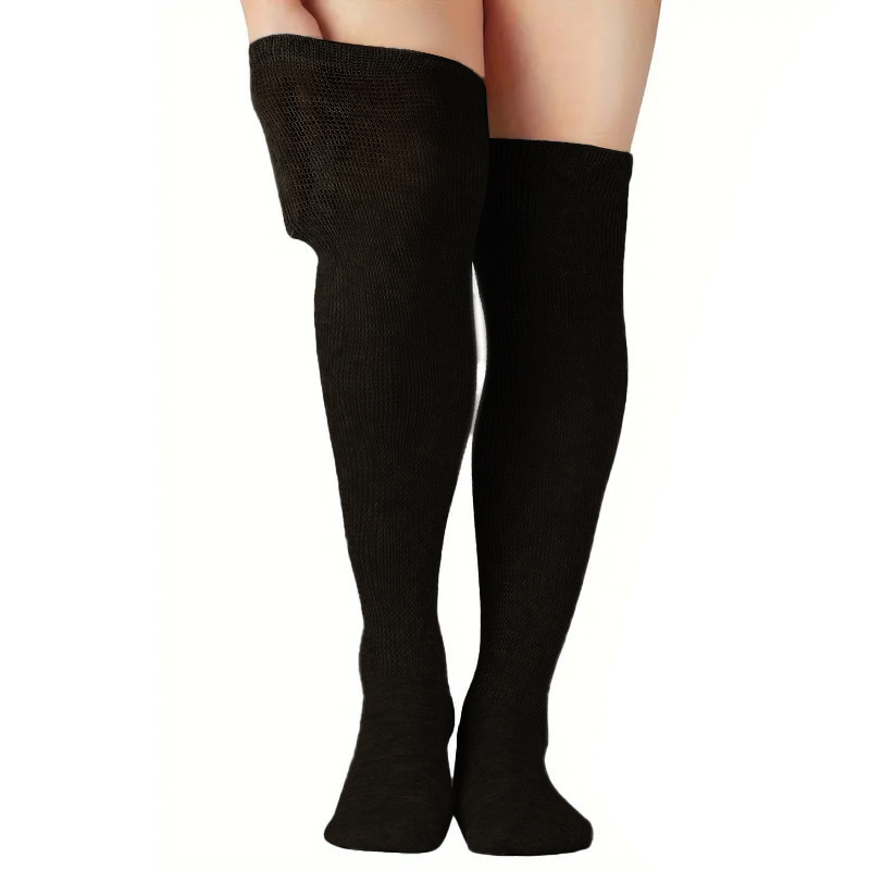 Diabetic Socks for Women | Long Terry Loop Care Socks with Non-Binding Cuff