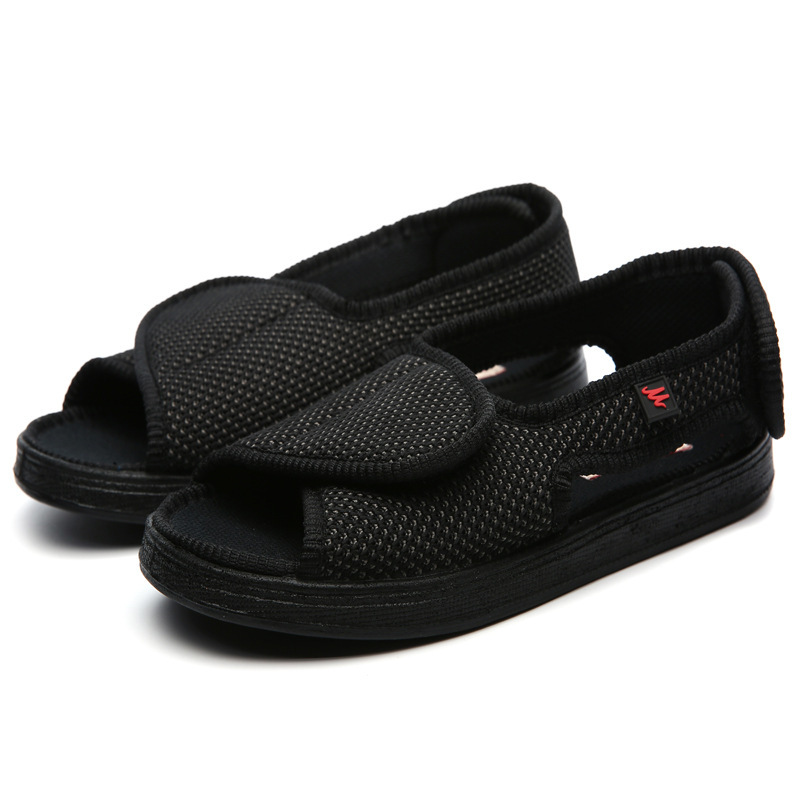Diabetic Sandals for Men Wemen with Neuropathy,Diabetic Shoes, Men's Extra Wide Open Toe Sandals, Adjustable Arthritis Edema Slippers