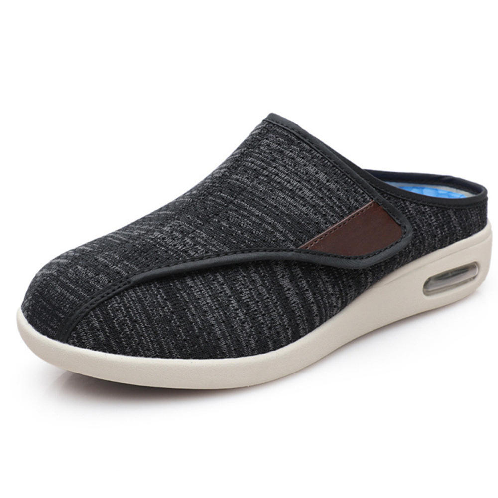 Women's Wide Width Elderly Shoes Summer Walking Shoes Adjustable Closure Breathable Lightweight Width X-Wide Non Slip Air Cushion Sneakers for Swollen Feet Edema