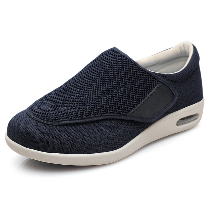 Men's Diabetic Shoes Pain Relief Easy to Slip On Wide Widths Slippers Adjustable Orthopedic with Removable Memory Foam Insoles Lightweight for Seniors Swollen Feet