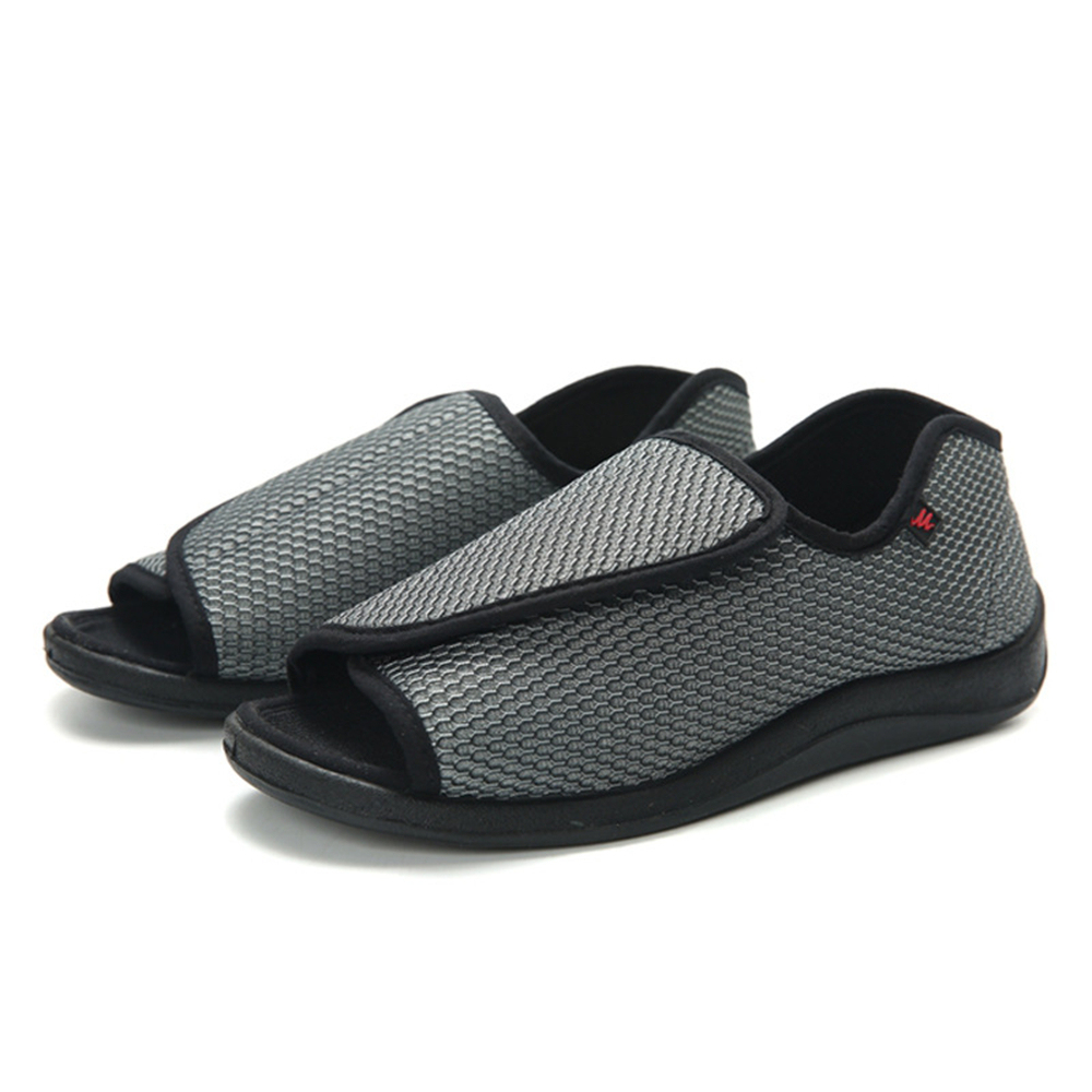 Adjustable Slip-On Shoes for Men and Women – Diabetic Shoes for Swollen Feet, Extra Wide, Breathable, Non-Slip, Large Sizes