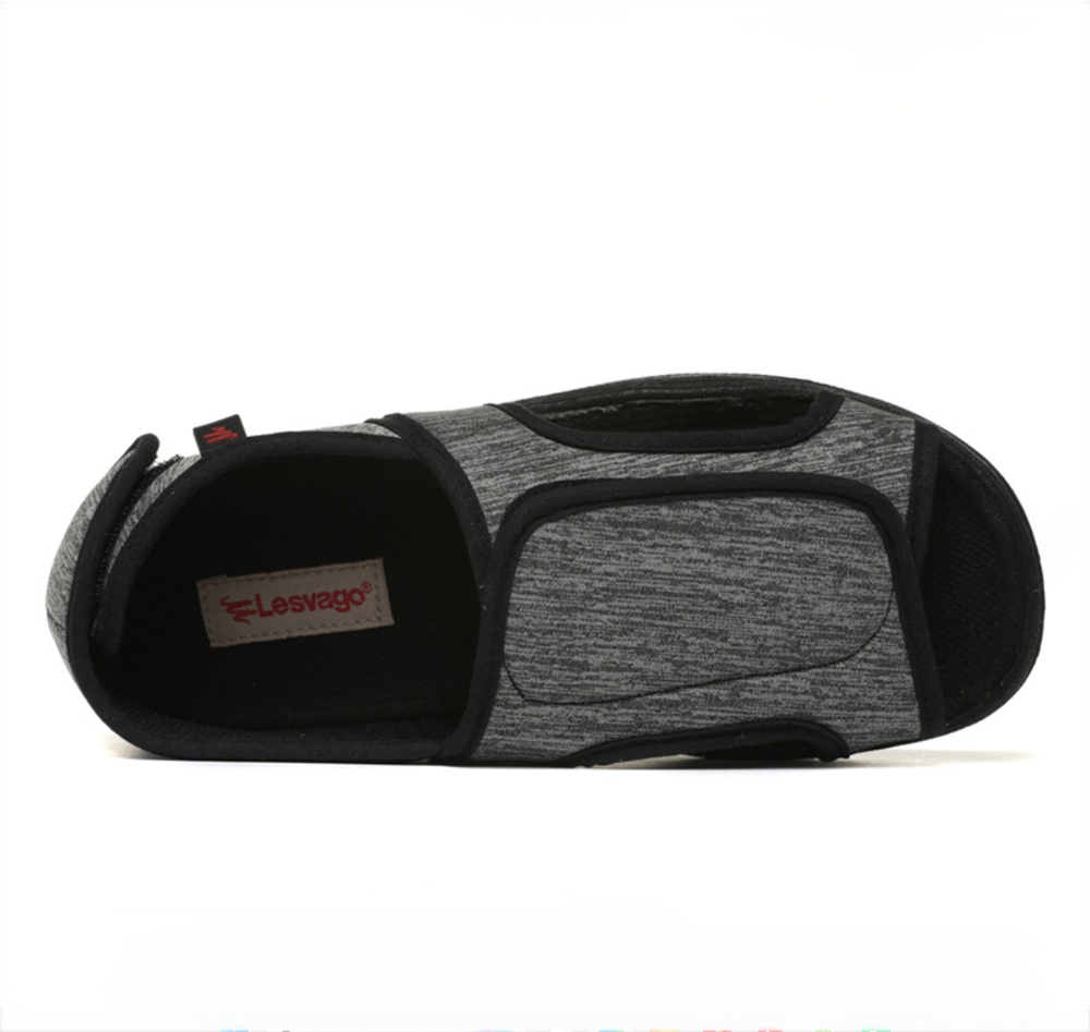 Orthopedic Slippers for Diabetic Men, Slippers for Puffy Feet with Adjustable Closure for Arthritic Edema, Comfortable Shoes for Elderly, Give Parents
