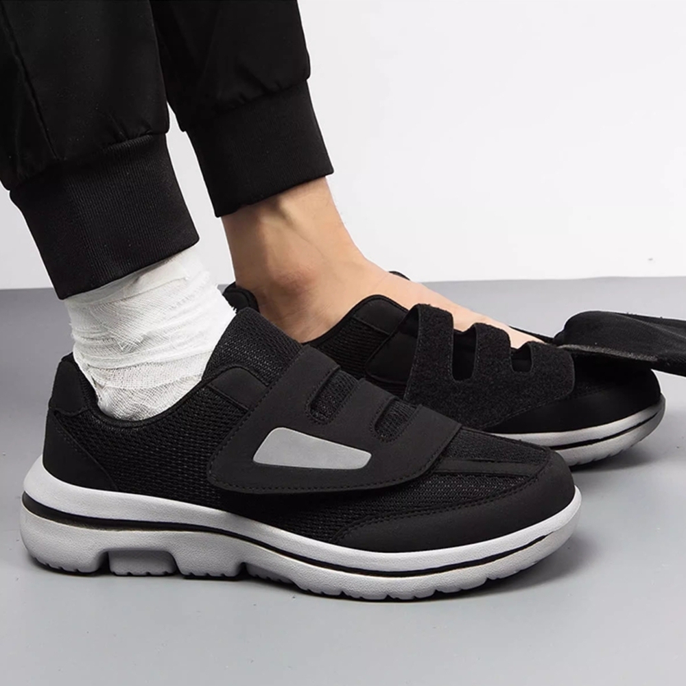 Men's Wide Width Diabetic Walking Shoes for Swollen Feet