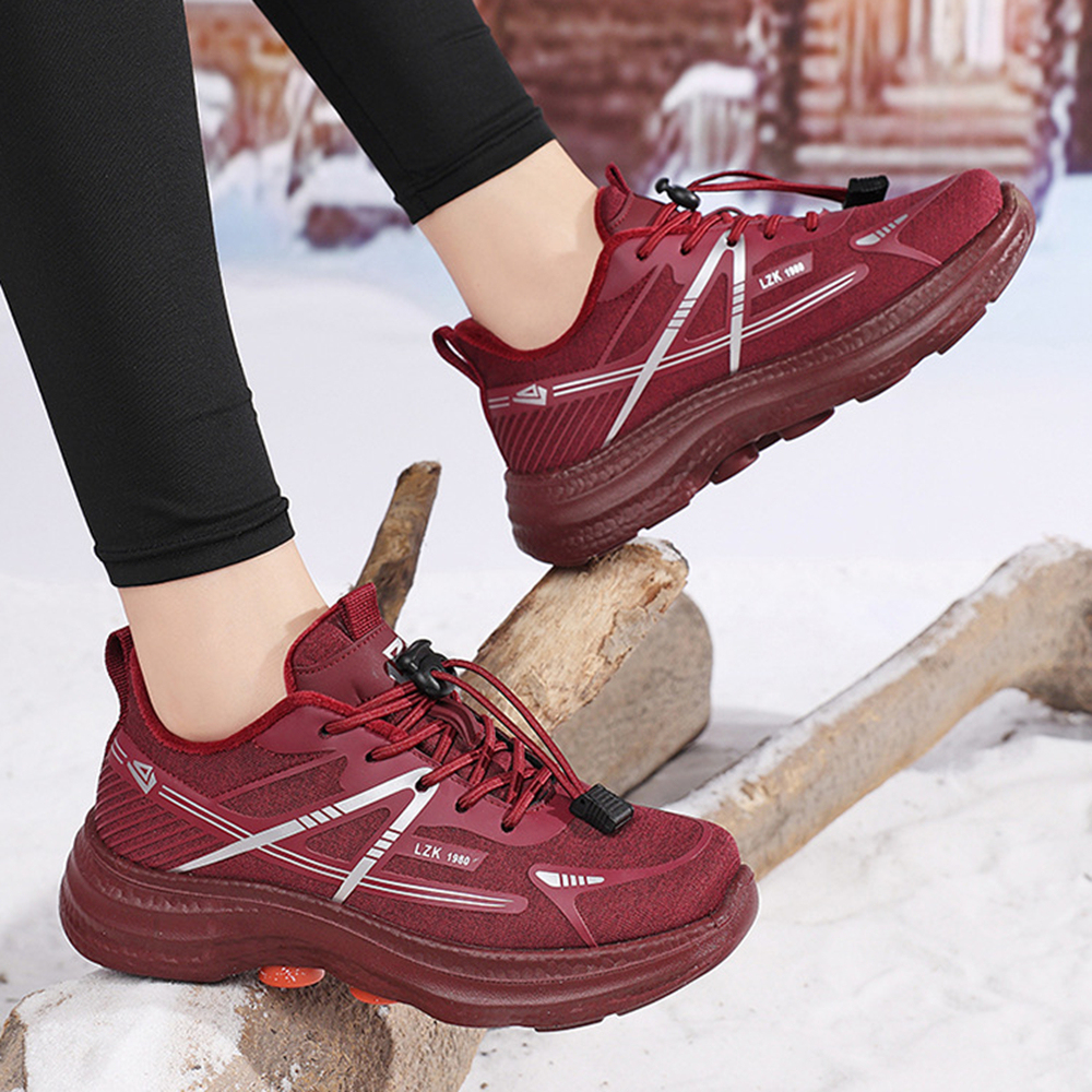 Wide-Fit Diabetic Walking Shoes - Thermal Winter Edition with Soft Anti-Slip Sole for Women