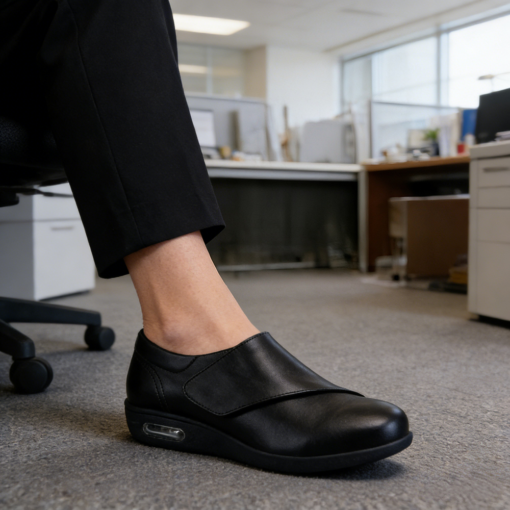 Comfort Diabetic Leather Shoes