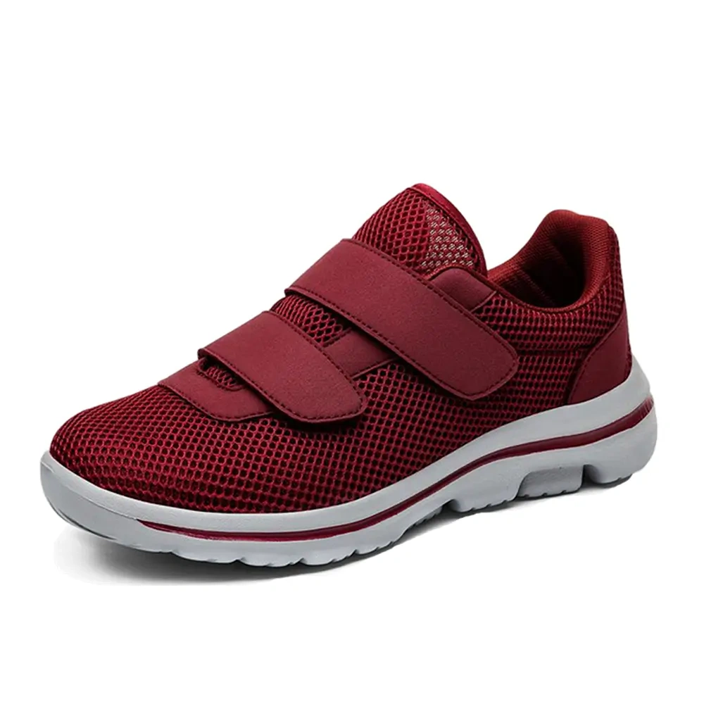 Men's and Women's Wide Diabetic Sneakers with Breathable Mesh
