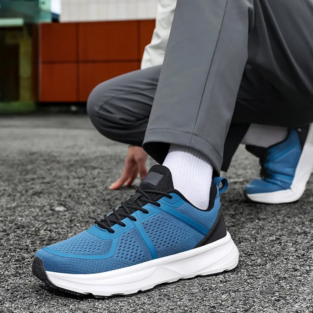 Men's Wide Width Diabetic Sneakers – Wide Toe Box, Breathable & Cushioned