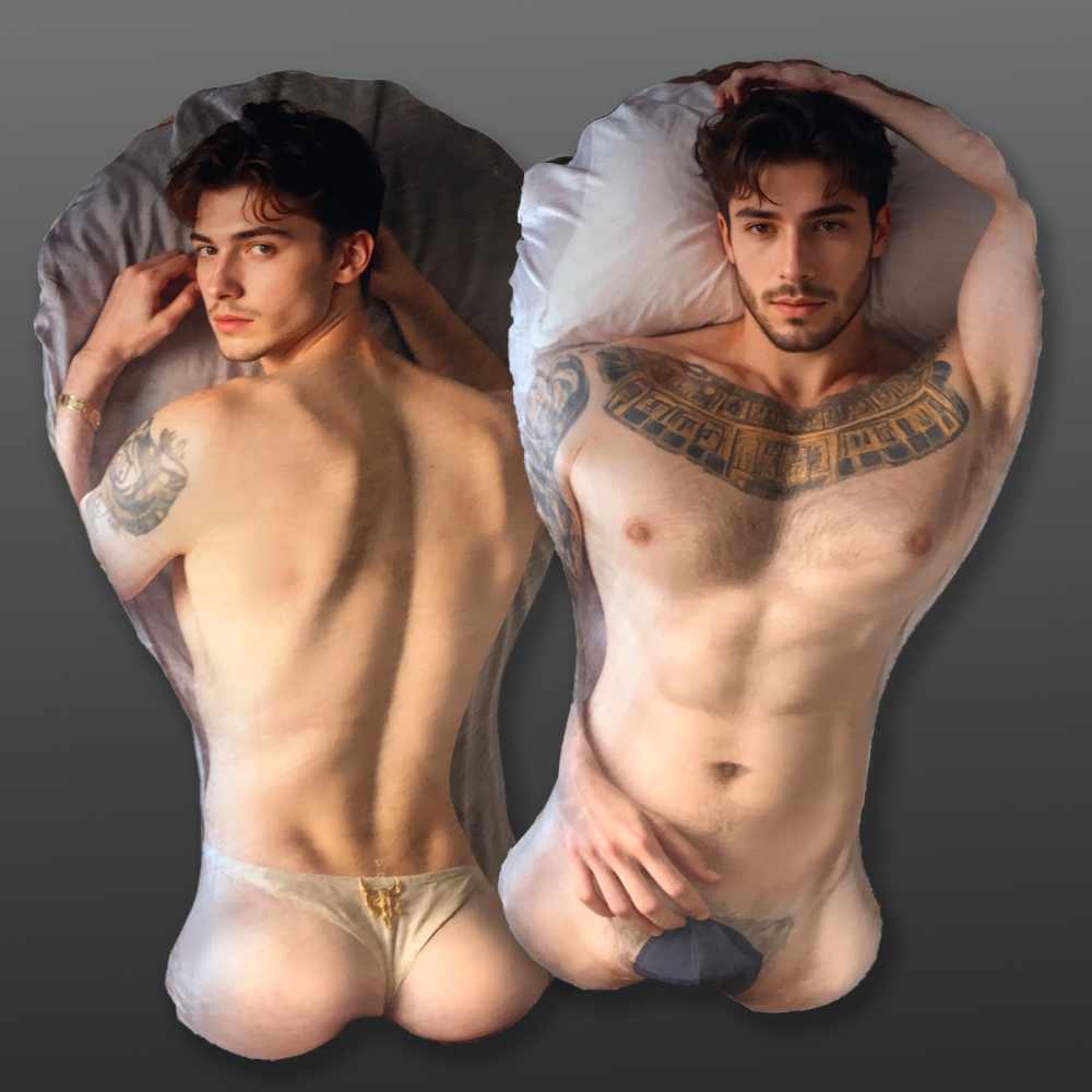 Realistic sex Pillowcase Only (No Pillow Insert Included)