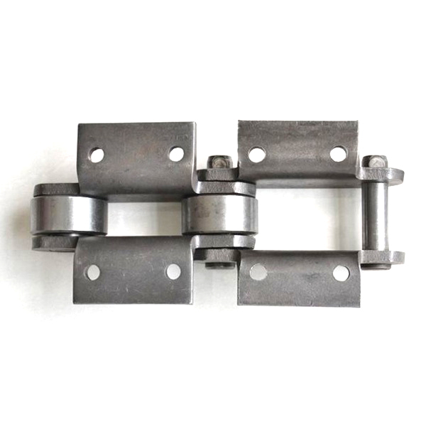 Double pitch conveyor chains