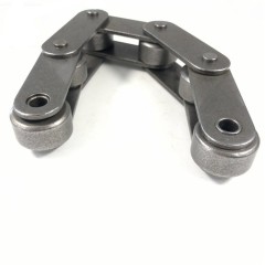 Double pitch conveyor chains