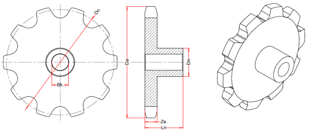 Sprockets for FV Series Conveyor Chain(FV40-FV112)