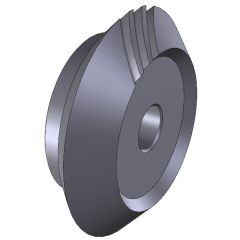 CONICAL SPIRAL TOOTHED GEARS RATIO 1:1