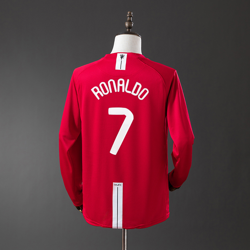 2007-08 MANCHESTER UNITED HOME CHAMPIONS LEAGUE LONG SLEEVED