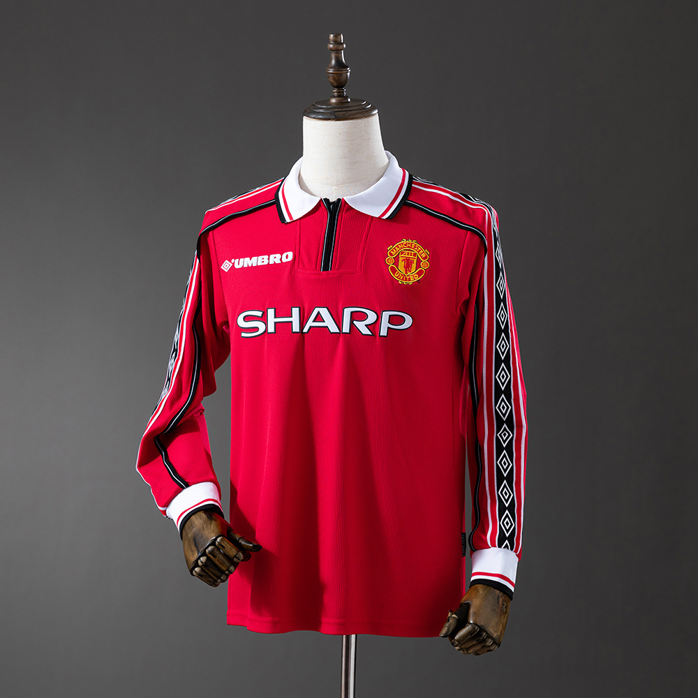 1998-99 MANCHESTER UNITED HOME LONG SLEEVED