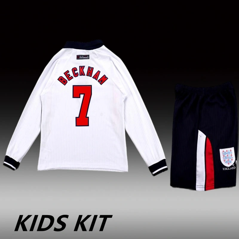 1998 ENGLAND HOME LONG SLEEVES KIDS KIT