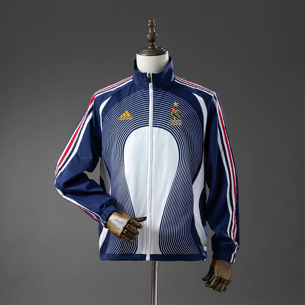 2005-06 FRANCE RETRO WINDBREAKER - WHITE & BLUE