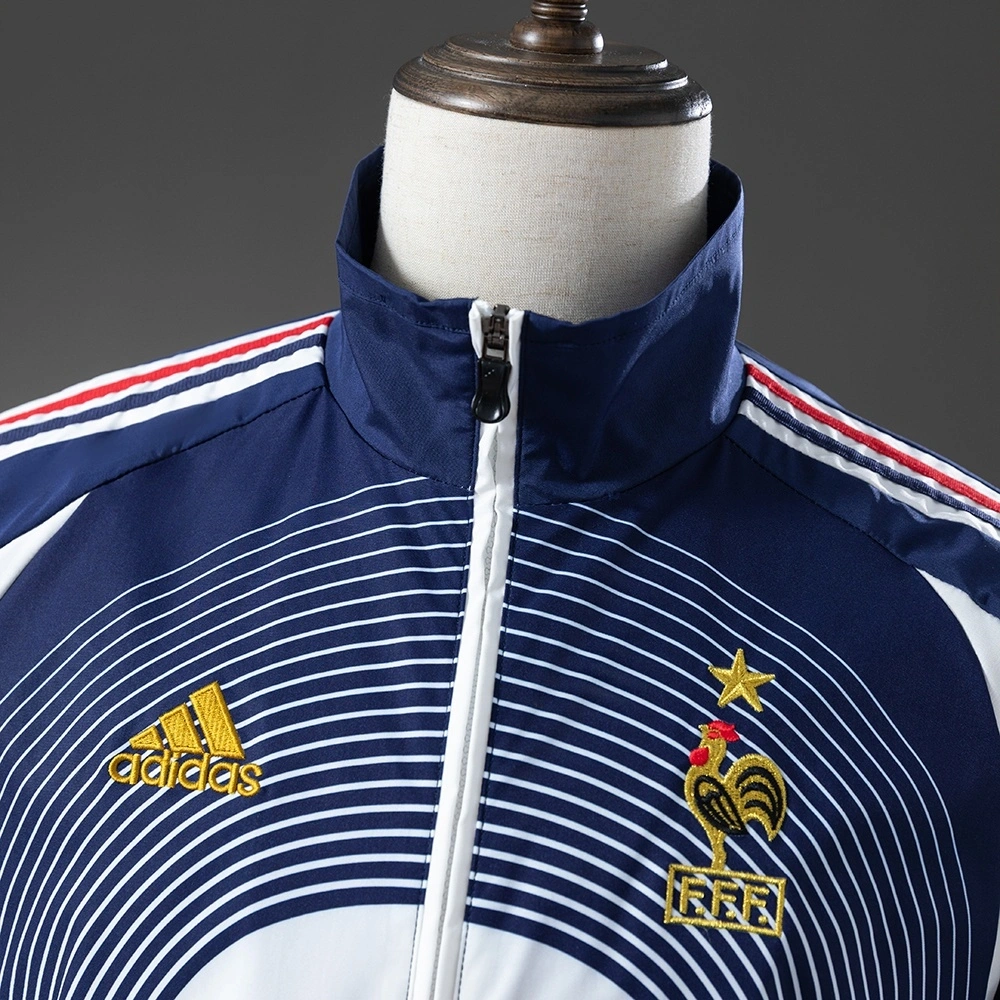 2005-06 FRANCE RETRO WINDBREAKER - WHITE & BLUE