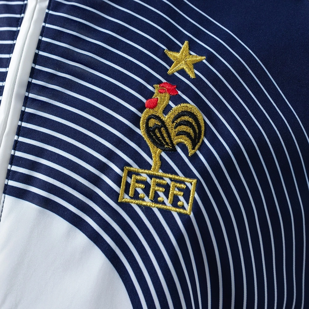 2005-06 FRANCE RETRO WINDBREAKER - WHITE & BLUE