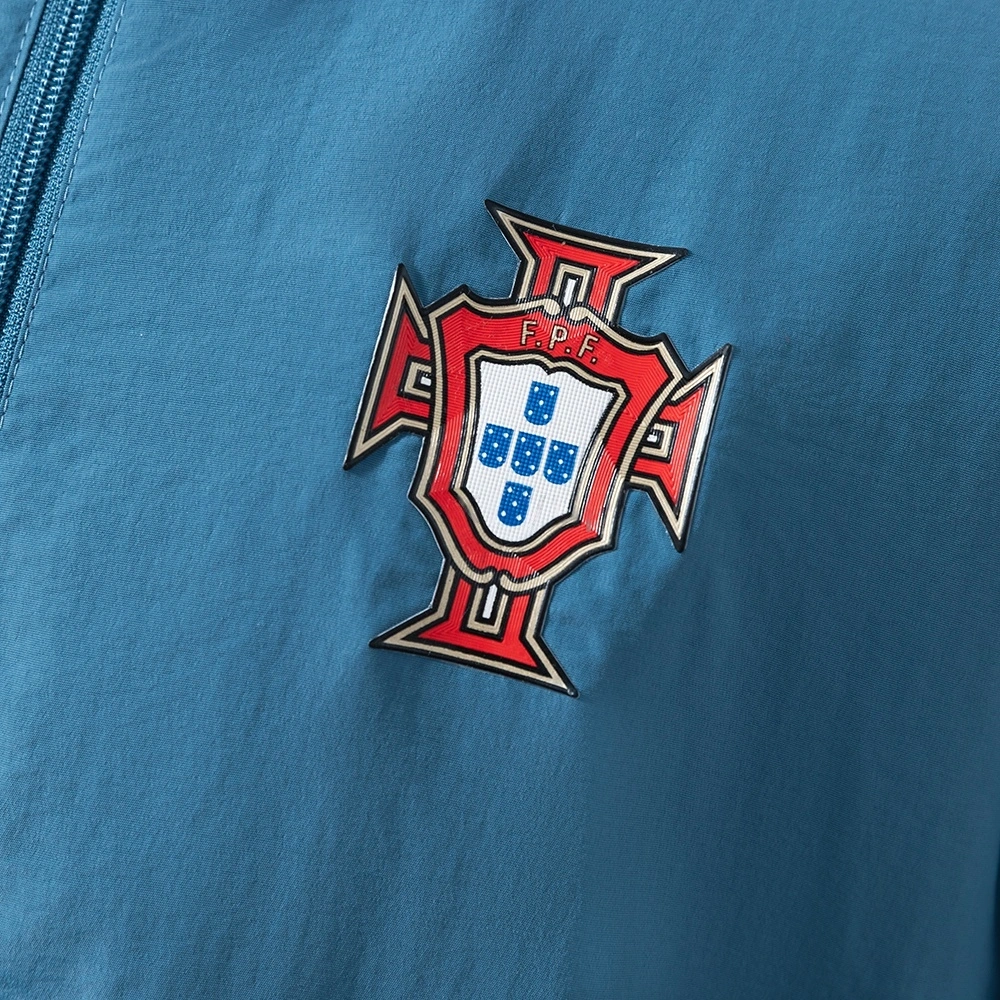 PORTUGAL REVERSIBLE JACKET WINDBREAKER - RED & CYAN