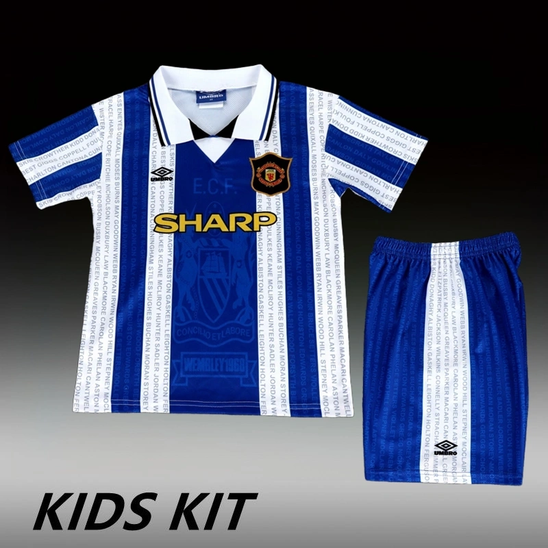 1994-96 MANCHESTER UNITED THIRD AWAY KIDS KIT