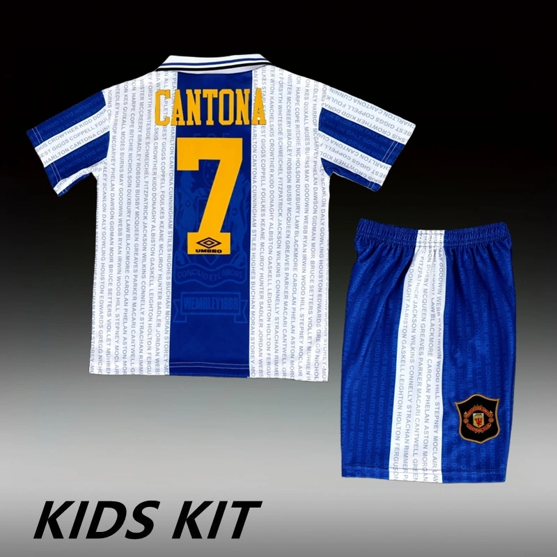 1994-96 MANCHESTER UNITED THIRD AWAY KIDS KIT