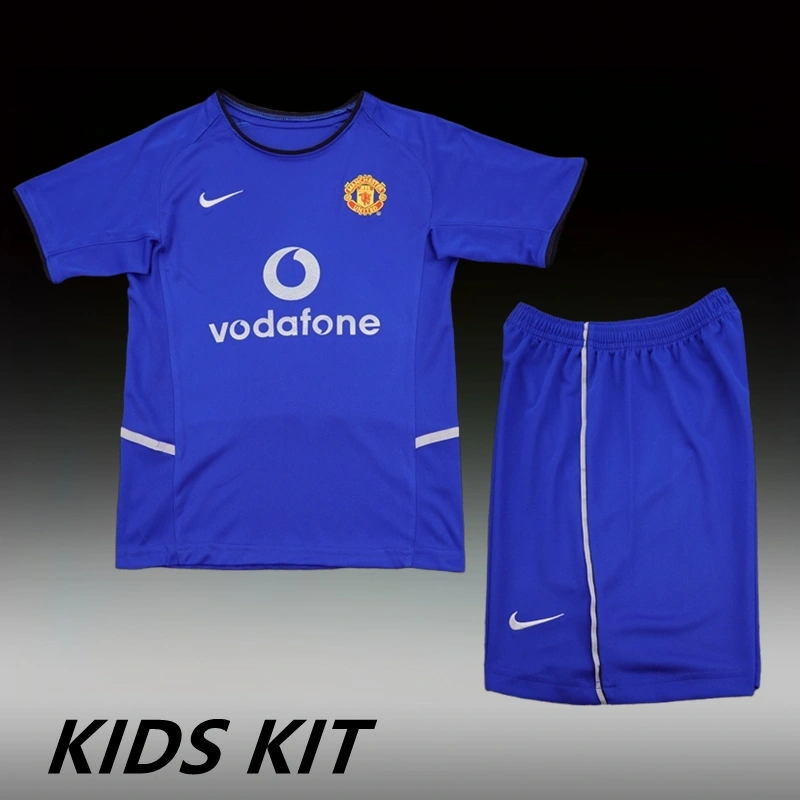 2002-04 MANCHESTER UNITED AWAY KIDS KIT