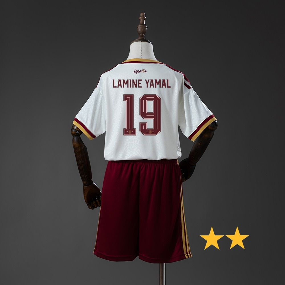 2026 SPAIN WORLD CUP AWAY TWO STARS MEN AND KIDS KIT