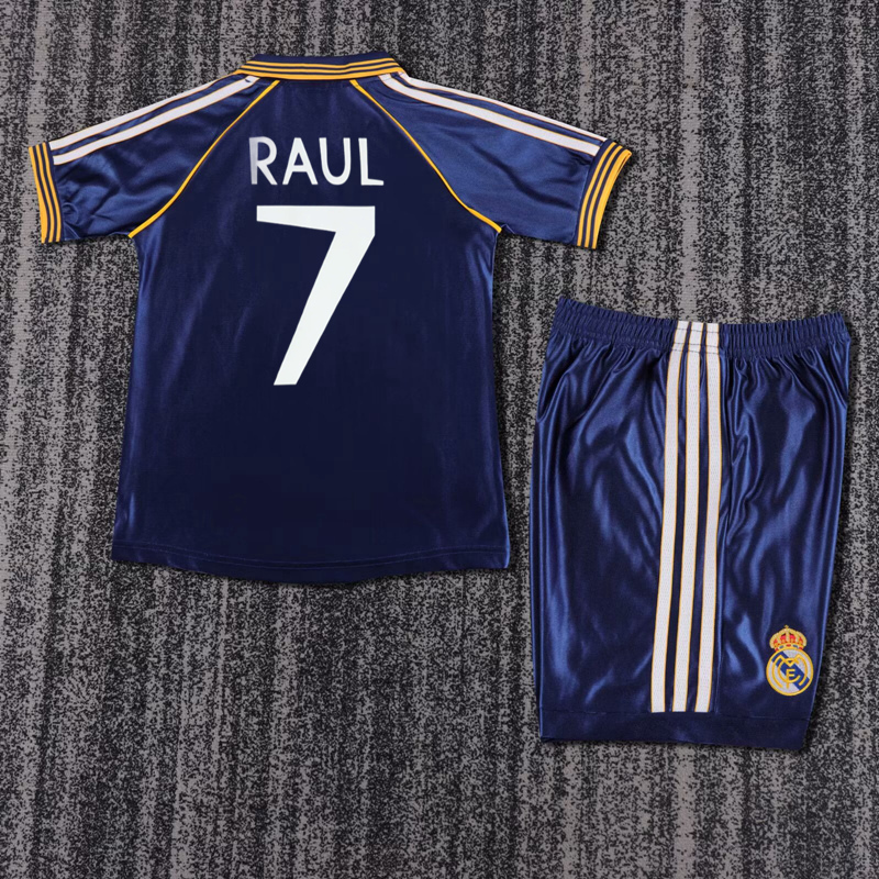 1998-99 REAL MADRID THIRD AWAY KIDS KIT